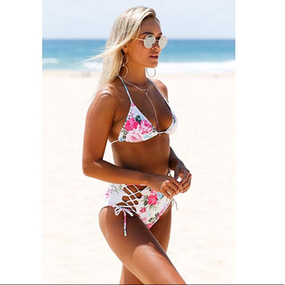 Floral high waisted bikini - Picture 3 of 4